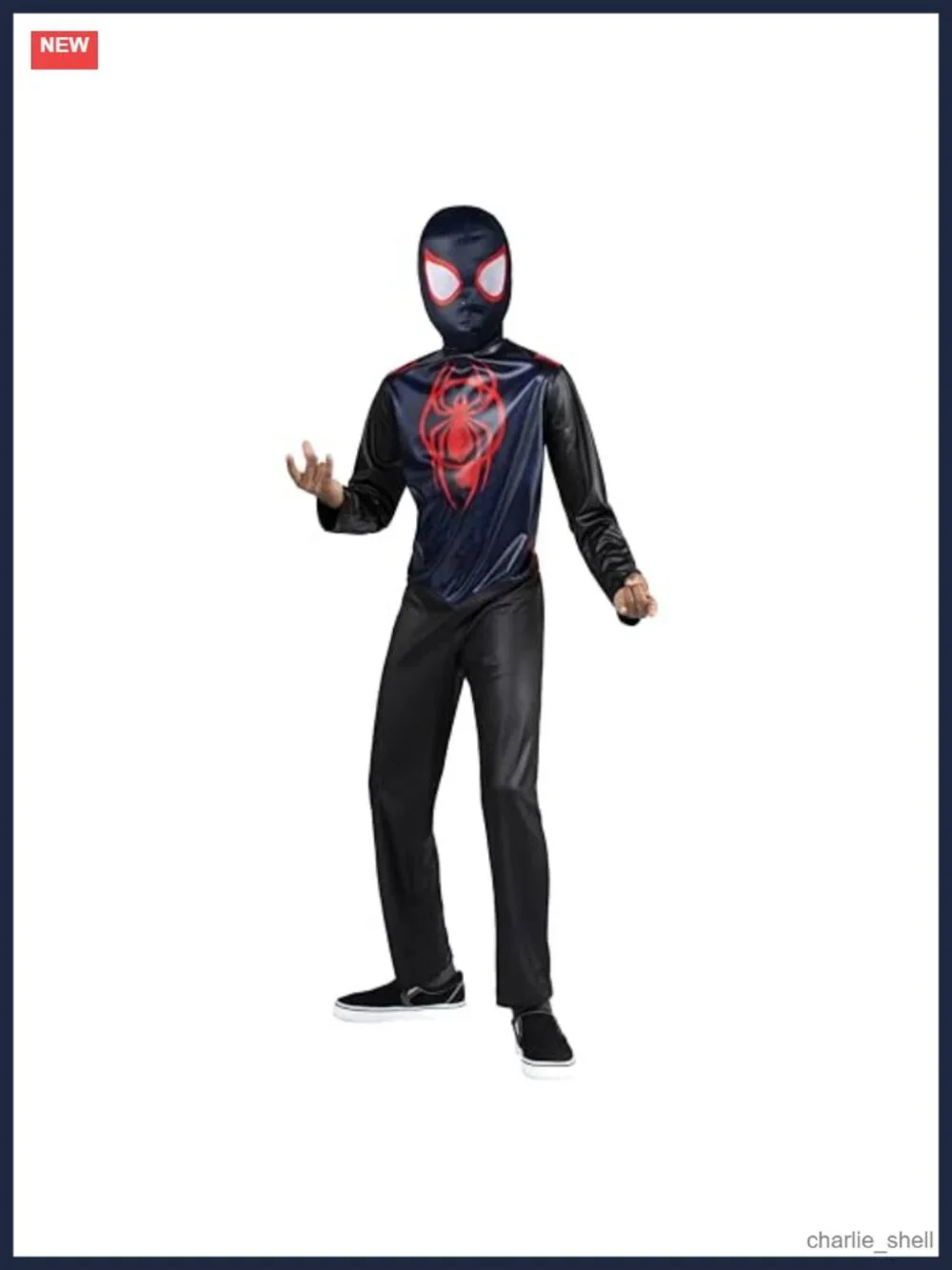 Miles Morales Youth Halloween Costume Jumpsuit & Mask
